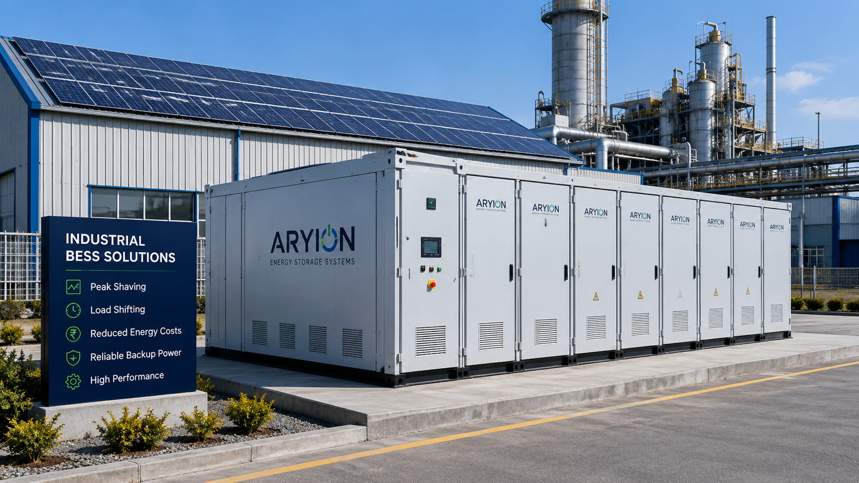 Industrial ARYION battery containers